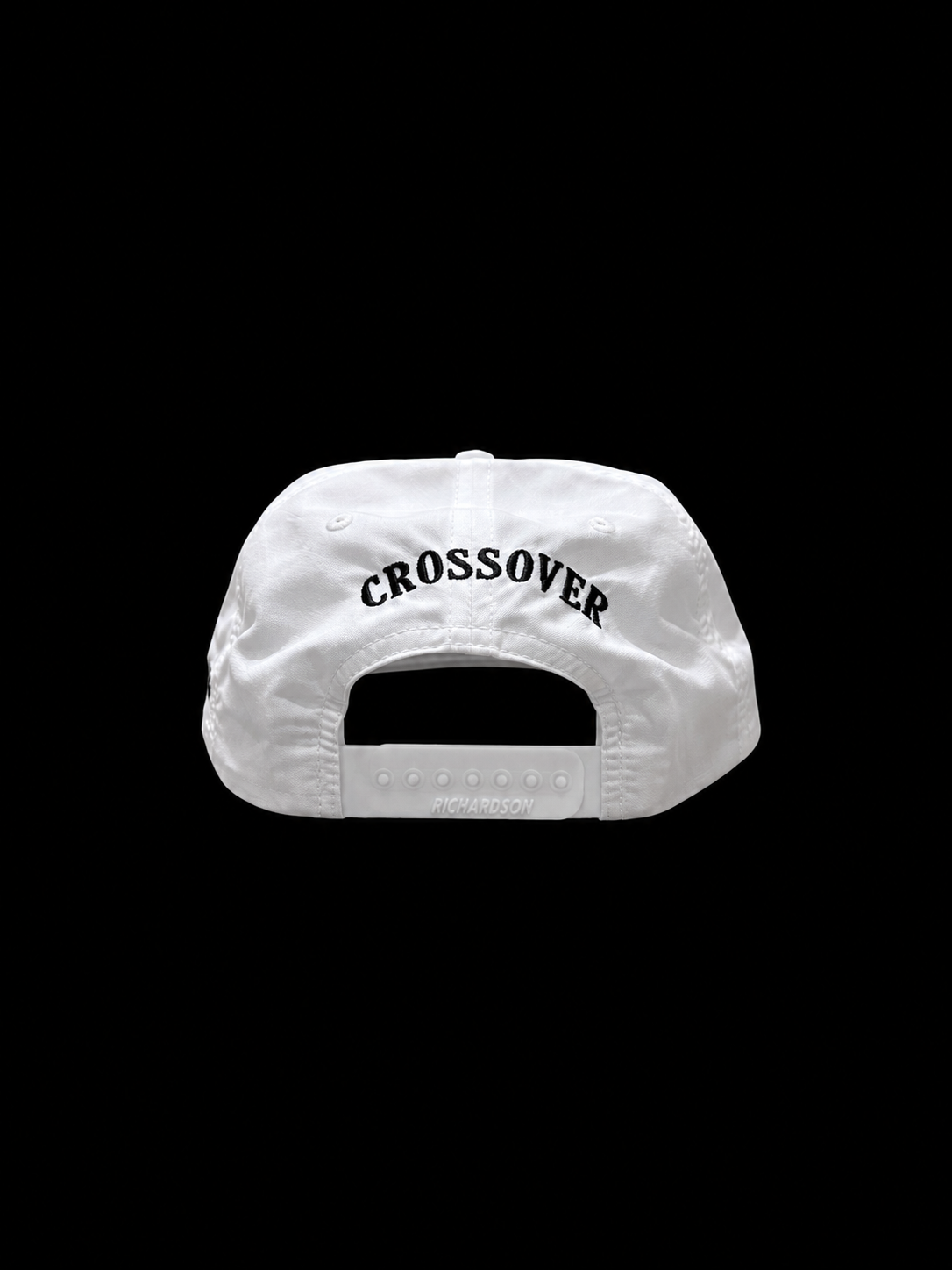 White/Black Rope 256 With Embroidery Black Thick Cross, Proverbs 4:18, and Crossover