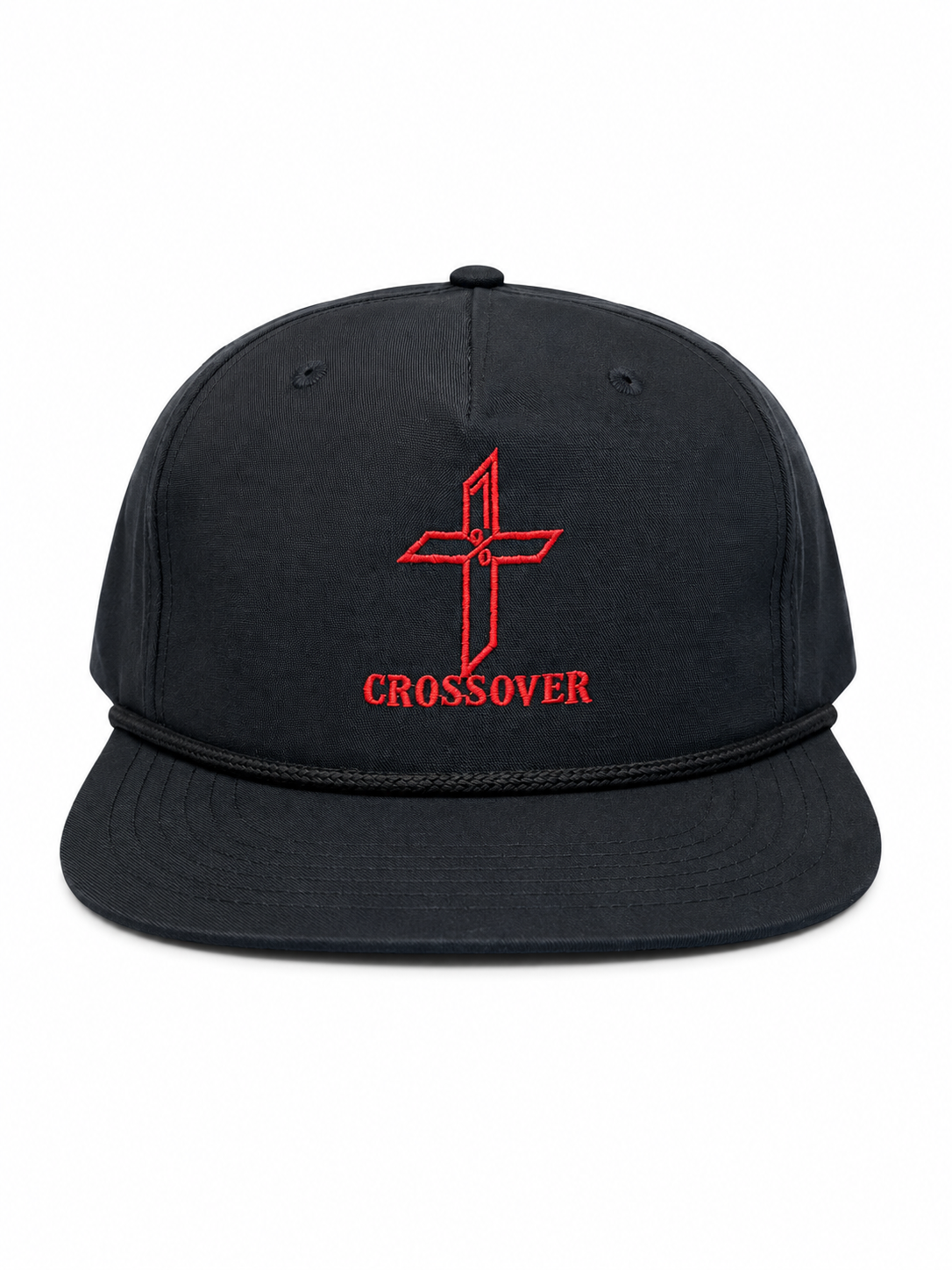 5 Different Stitch Color On Rope 256 With Embroidery "Crossover" Logo