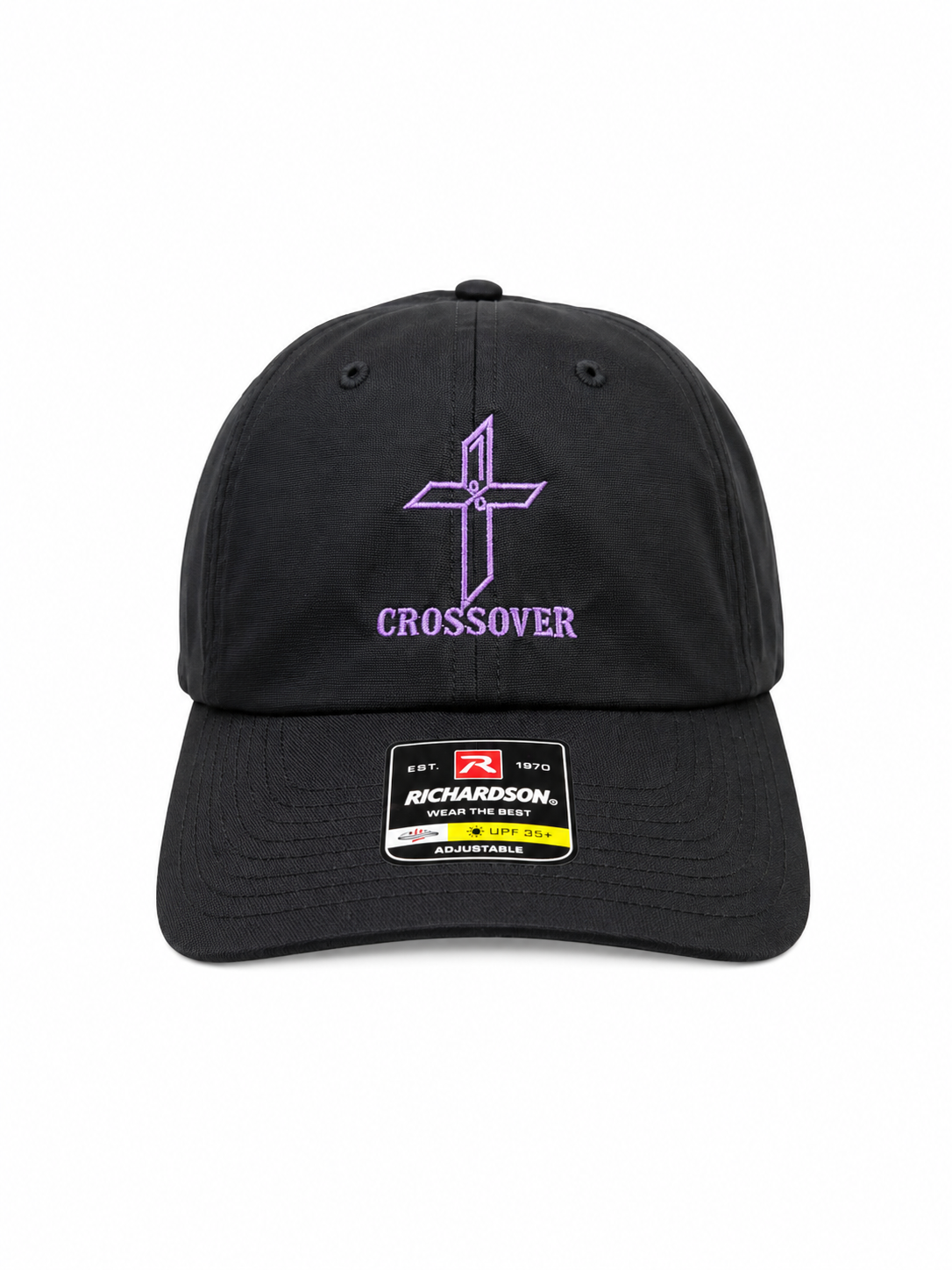 4 Different Stitch Color On Black 220 With “Crossover” Logo
