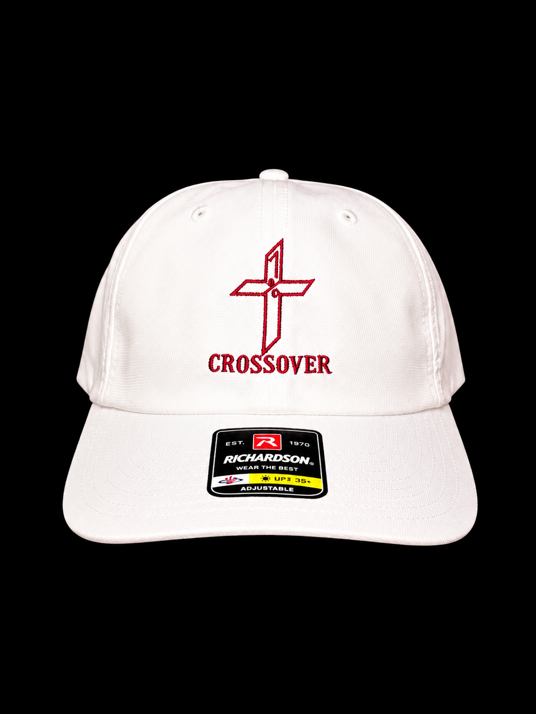 5 Different Stitch Color On White 220 With Embroidery "Crossover" Logo