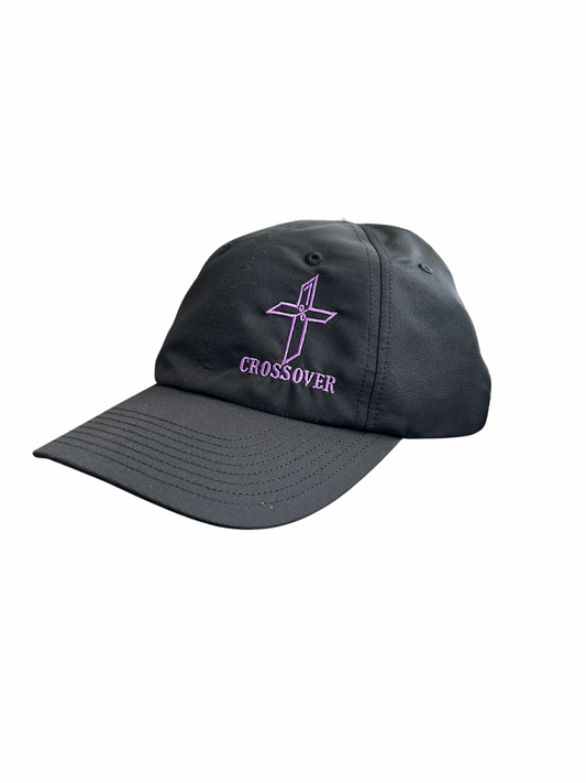 Black- 220 With Embroidery Purple “Crossover” Logo