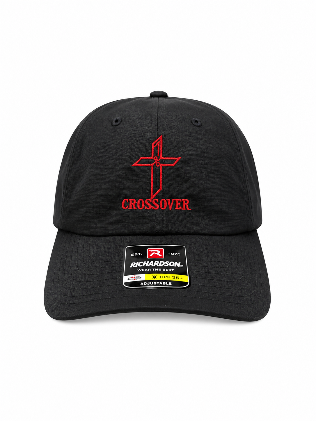 4 Different Stitch Color On Black 220 With “Crossover” Logo