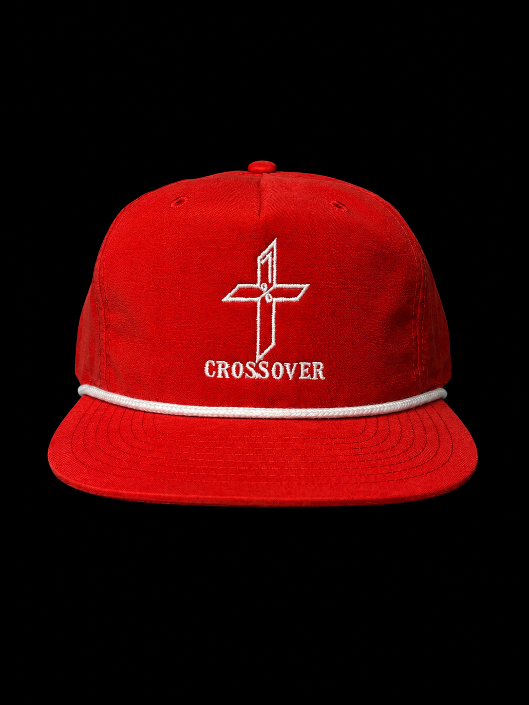 5 Different Stitch Color On Rope 256 With Embroidery "Crossover" Logo