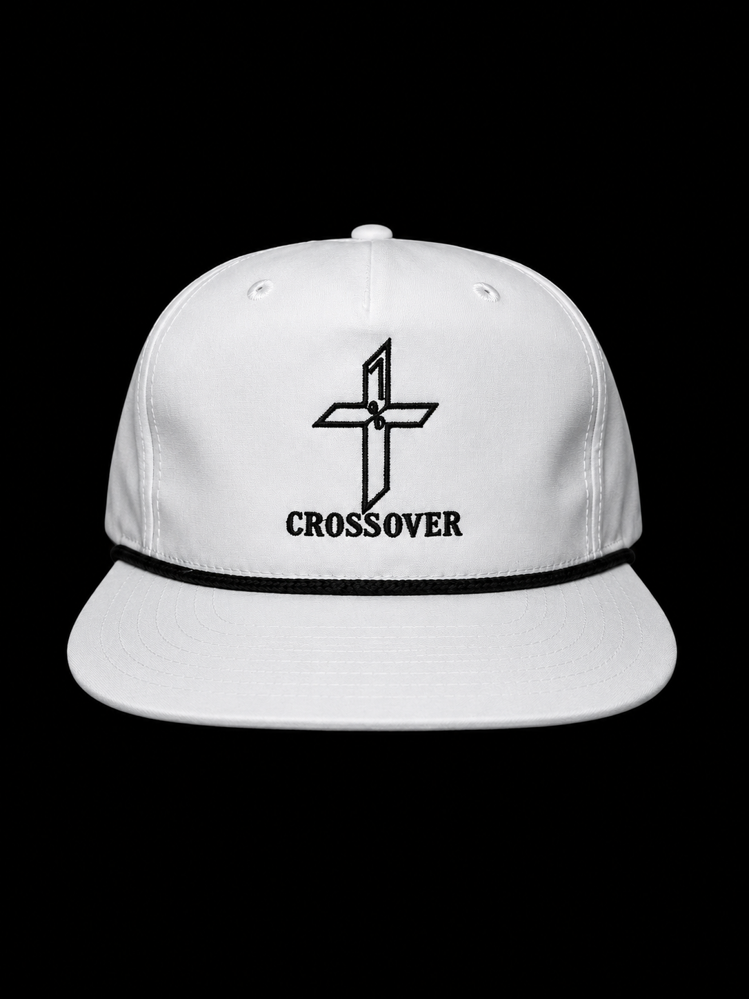 5 Different Stitch Color On Rope 256 With Embroidery "Crossover" Logo