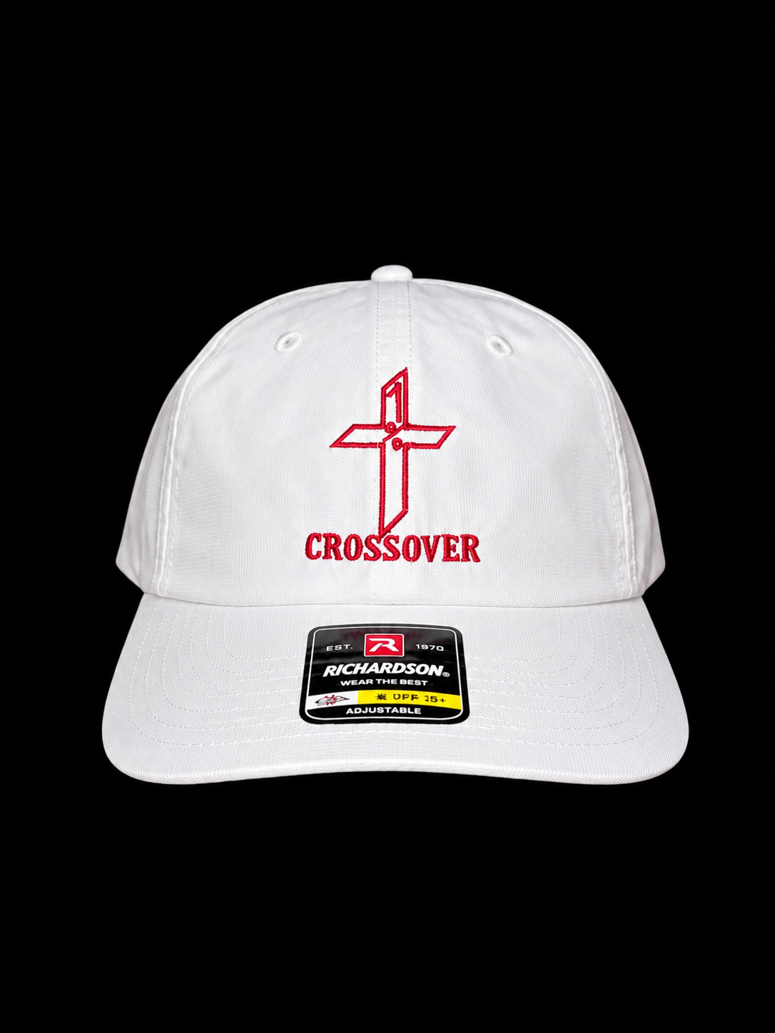 5 Different Stitch Color On White 220 With Embroidery "Crossover" Logo