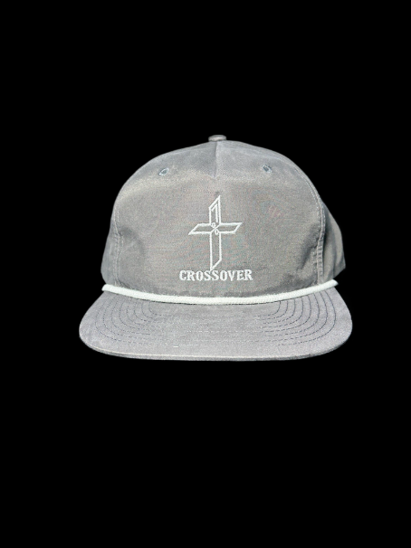 Charcoal/White Rope 256 With Embroidery White "Crossover" Logo