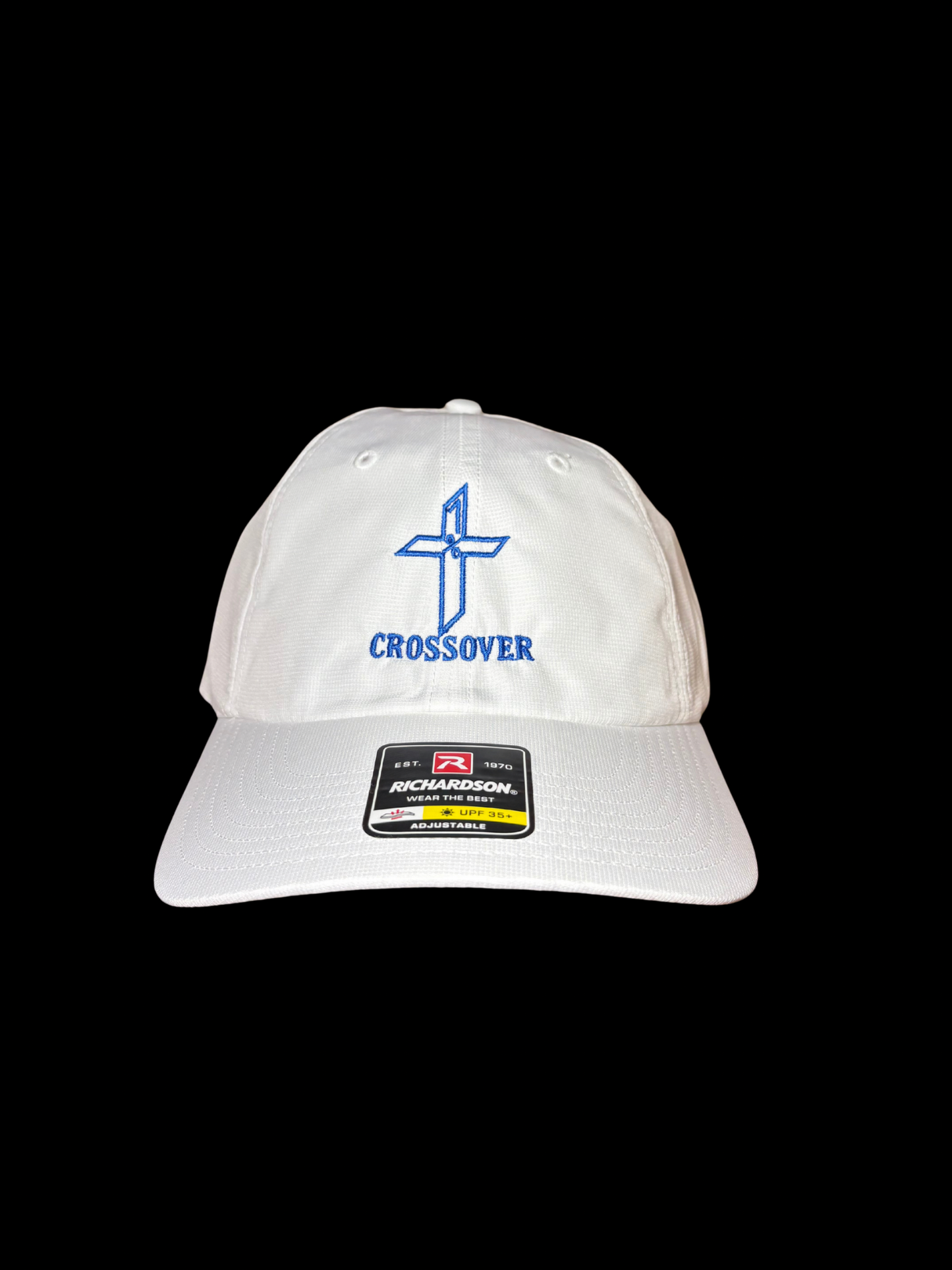 5 Different Stitch Color On White 220 With Embroidery "Crossover" Logo